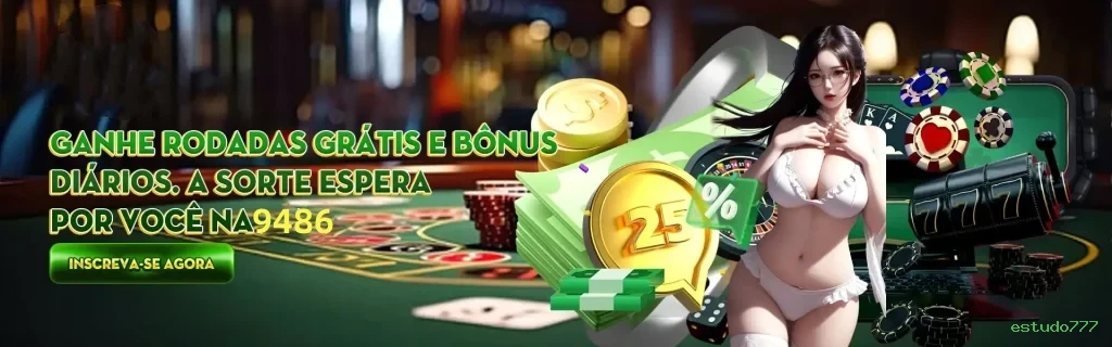 Slots online da estudo777 com jackpots progressivos